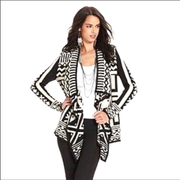 Bar Iii Aztec Waterfall Cardigan 